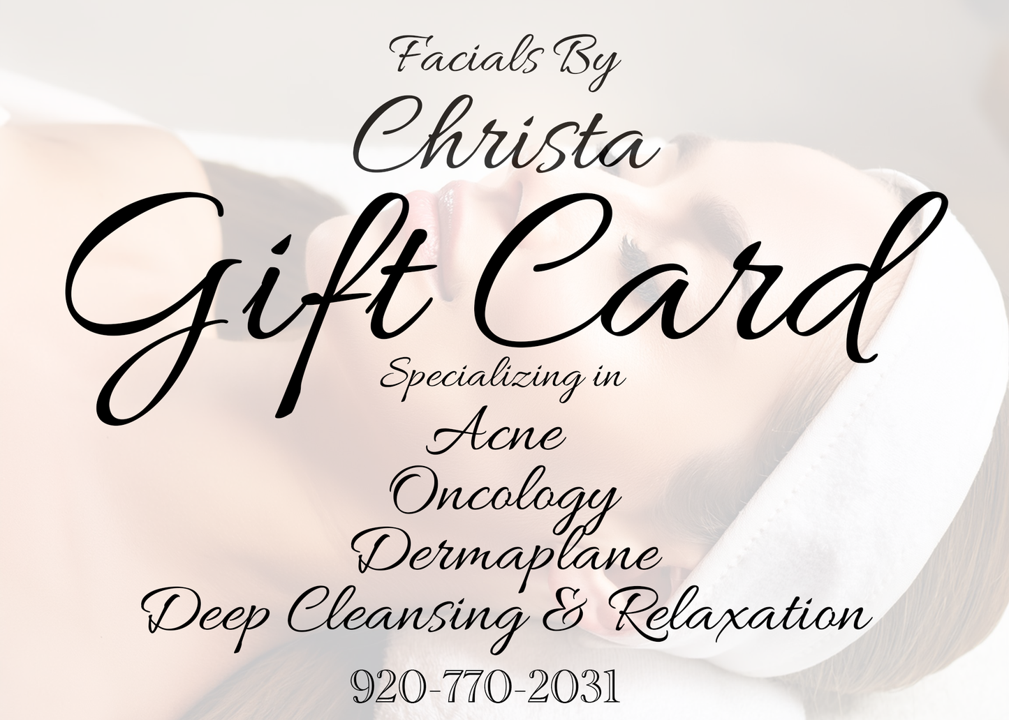 Spa/Facial E-Gift Card